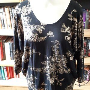 Top by Kim&Cami Los Angeles - Black and Gold - Size M